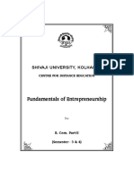 B. Com. Part-II Fundamentals of Entrepreneurship English Version