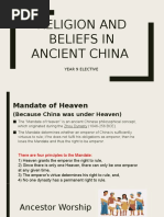 Less 5 Religion and Beliefs in Ancient China