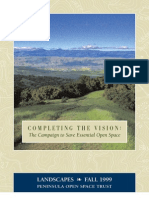 Landscapes Newsletter, Fall 1999 Peninsula Open Space Trust