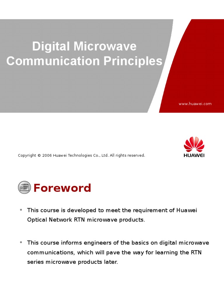 Digital Microwave Communication | PDF | Radio Propagation | Modulation