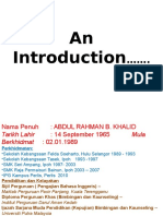 Introduction To Edu3073