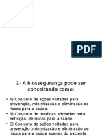 Exercício Biosegurrança