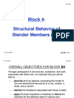 Block 4: Structural Behavior of Slender Members (1-D) : MIT - 16.003/16.004 Spring, 2009