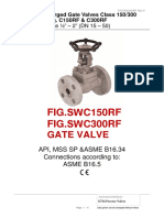 Forged Gate Valve Class 150 & 300 RF