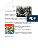 La lucha del pueblo Sudafricano por terminar el colonialismo y el sistema del Apartheid