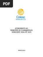 Atendimento Ao Município de Florianópolis Horizonte 2016 2025 VDVPE (Plano Celesc)