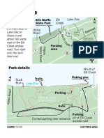 Map of Erie Bluffs State Park