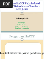 Download Penerapan HACCP Pada Produk Bakso by ikhwanmaulana SN31289898 doc pdf