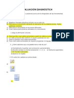 Evaluación Diagnóstica