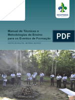 Manual de Tecnicas e Metodologias de Ensino Para Os Eventos de Formacao