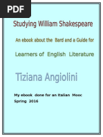 Studying  William  Shakespeare - an ebook by Tiziana Angiolini  - Learning about the BARD
