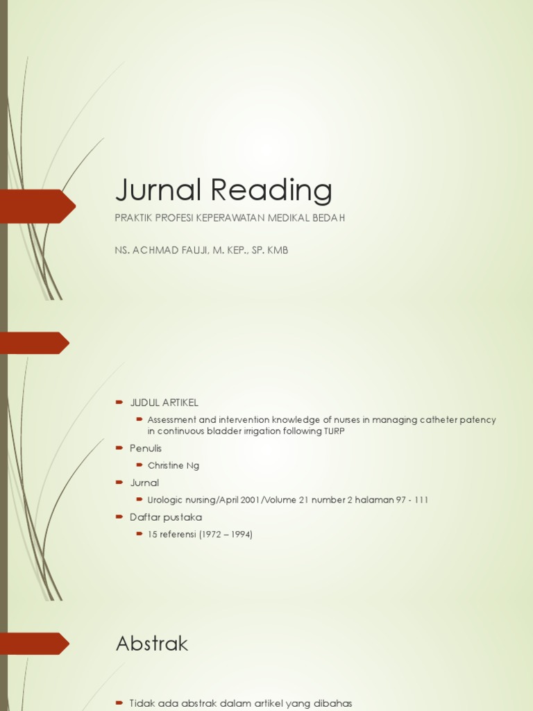 Jurnal Reading