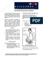 Gs70 Lead/Acid Batteries and Battery Charging: Personal Protective Equipment (Ppe)