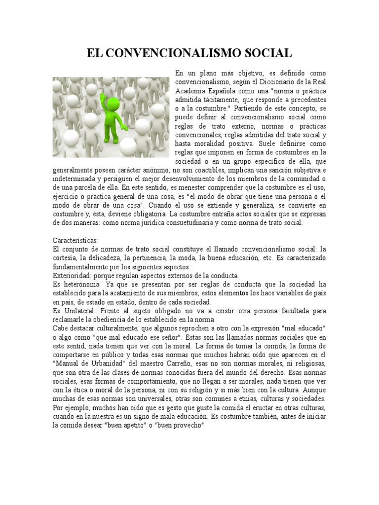 Convencionalismo Social Norma (social) Moralidad