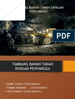 Presentasi Underground Mining (Berpenyangga)