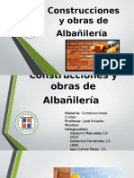 Construcciones y Obras de Albañilería