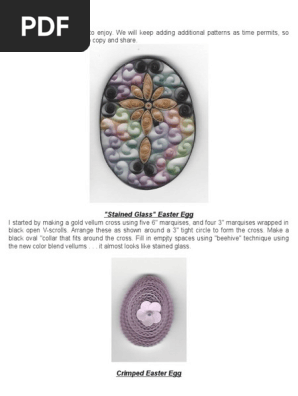 Free Quilling Patterns