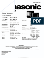 Panasonic - TX 21S1TCP B MANUAL REPARATII PDF