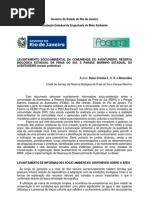 Levantamento Sócio-Ambiental do Aventureiro