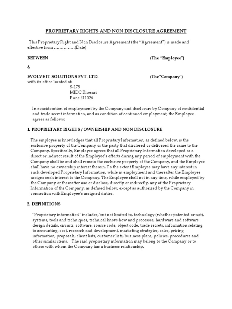 What Is A Trade Secret Non Disclosure Agreement? – TUVWA