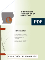 21 - Disfunción Tiroidea en La Gestación - Seminario