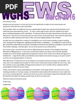 Newsletter March 2016