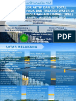Uji Sisa Klor Aktif dan Uji Bakteri Coliform Air Limbah RSUD Saiful Anwar Malang
