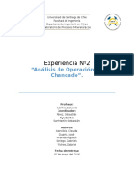 Analisis de Operacion de Chancador