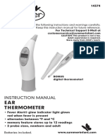 EAR Thermometer: Instruction Manual