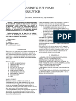 Transistor BJT Como Interruptor