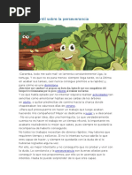 Cuento Infantil Sobre La Perseverancia