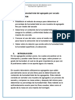 Contenido de Humedad Total Del Agregado Por Secado