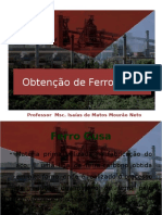 Obtenção de Ferro Gusa