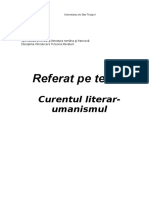 teoria literaturii, curente literare