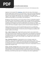 Invictus: Summary and Analysis | PDF | South Africa National Rugby ...