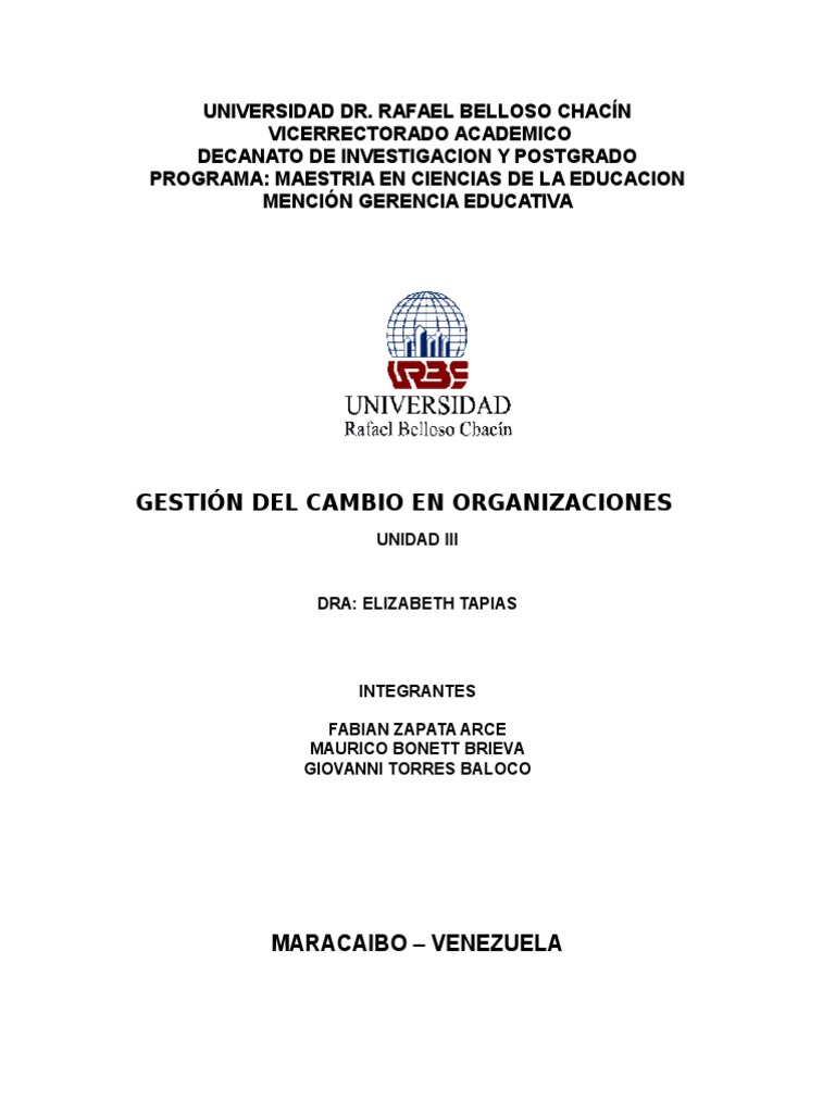 Trabajo La Cultura Corporativa y El Compromiso Con El Cambio | PDF ...