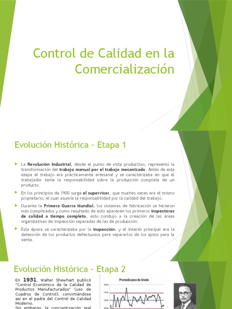 Control de Calidad en La Comercialización | PDF | Iso 9000 | Calidad ...