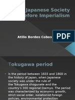 Japanese Society Before Imperialism