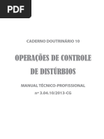 Caderno Doutrinário 10 - Operações de Controle de Distúrbios