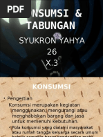 Download Konsumsi Dan Tabungan by Yahya Syukron Snooper SN31296270 doc pdf