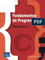 Fundamentos de Programacion Piensa en C PDF