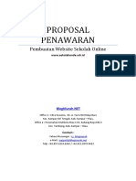 Proposal Penawaran Website Sekolah PDF