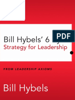 Bill Hybels 6x6 Leadership Strategy PDF