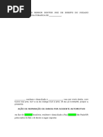 Indenizatoria Acidente Modelo