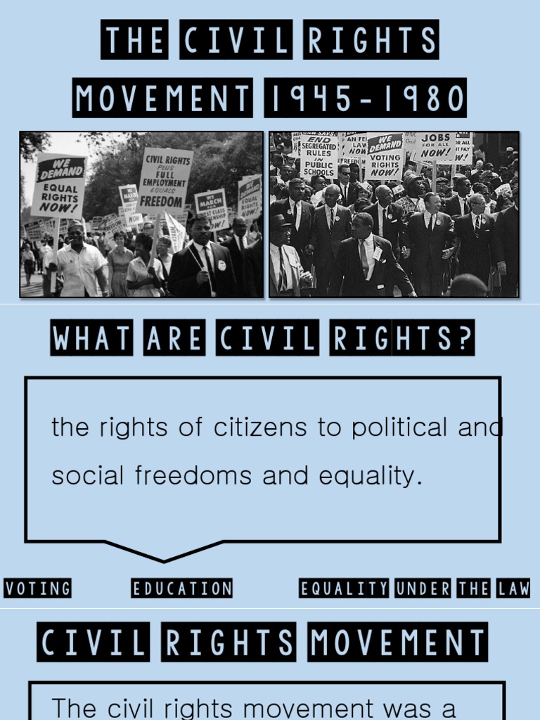 Causes of the Civil Rights Movement | PDF | African American Civil ...