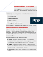 Ejemplo de Metodología de La Investigación