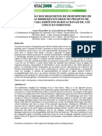 Avaliação Dos Requisitos de Desempenho Dos SPHS Do Projeto de Norma de Desempenho