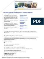 Calculate Industrial Battery Hydrogen Gas Emission - GB Industrial Battery