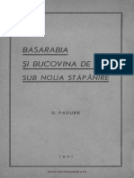 D. Padure - Basarabia Si Bucovina de Sus PDF