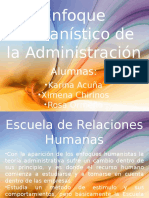 Teoría de Las Relaciones Humanas